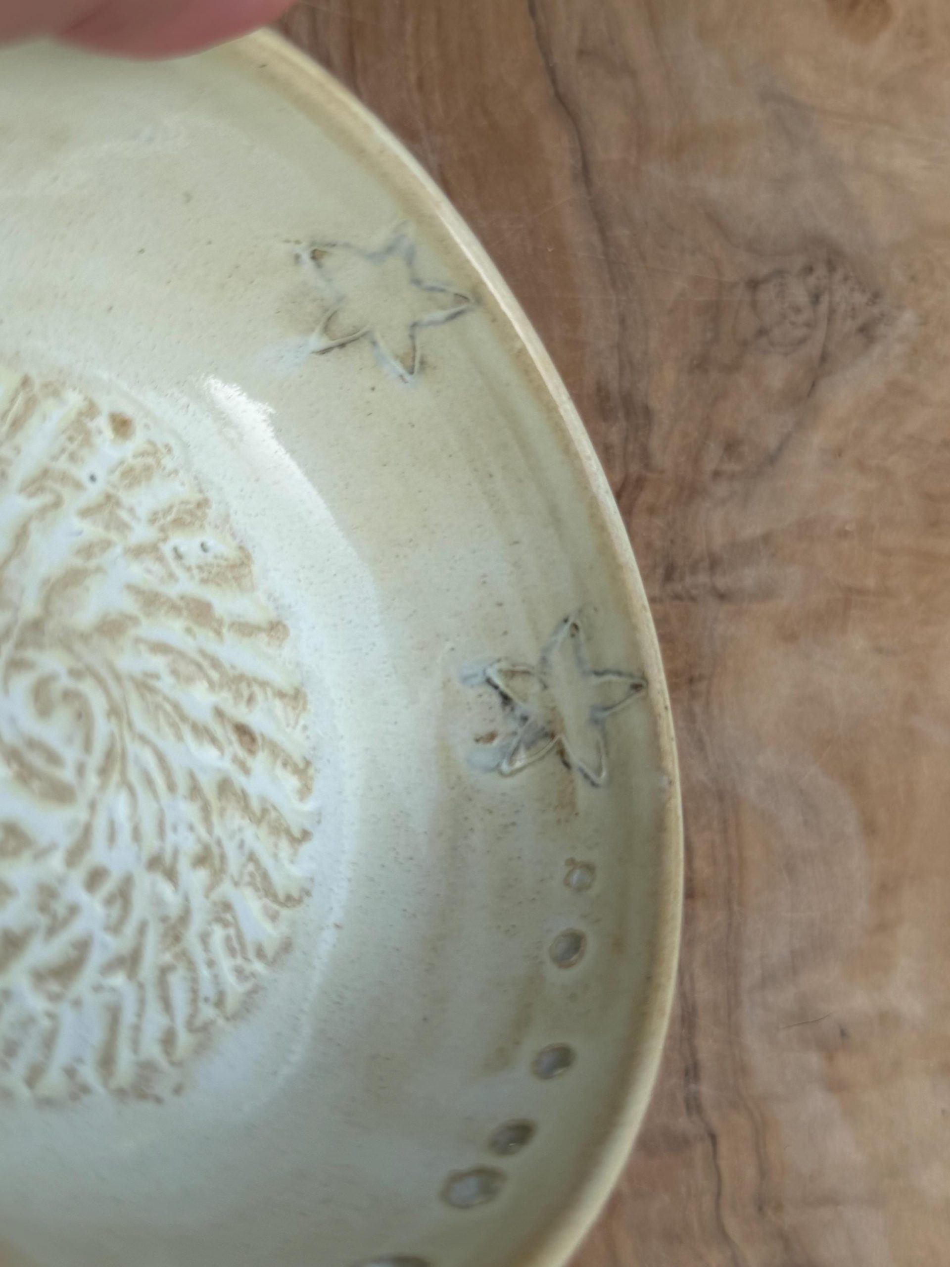 Handmade Ceramic Herb Stripper, Garlic Ginger Grater Bowl, Dressing Dish - Image 11