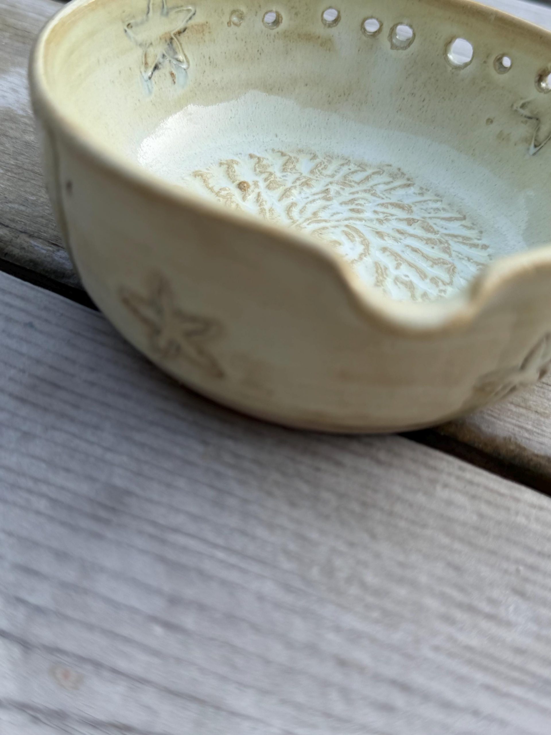 Handmade Ceramic Herb Stripper, Garlic Ginger Grater Bowl, Dressing Dish - Image 20