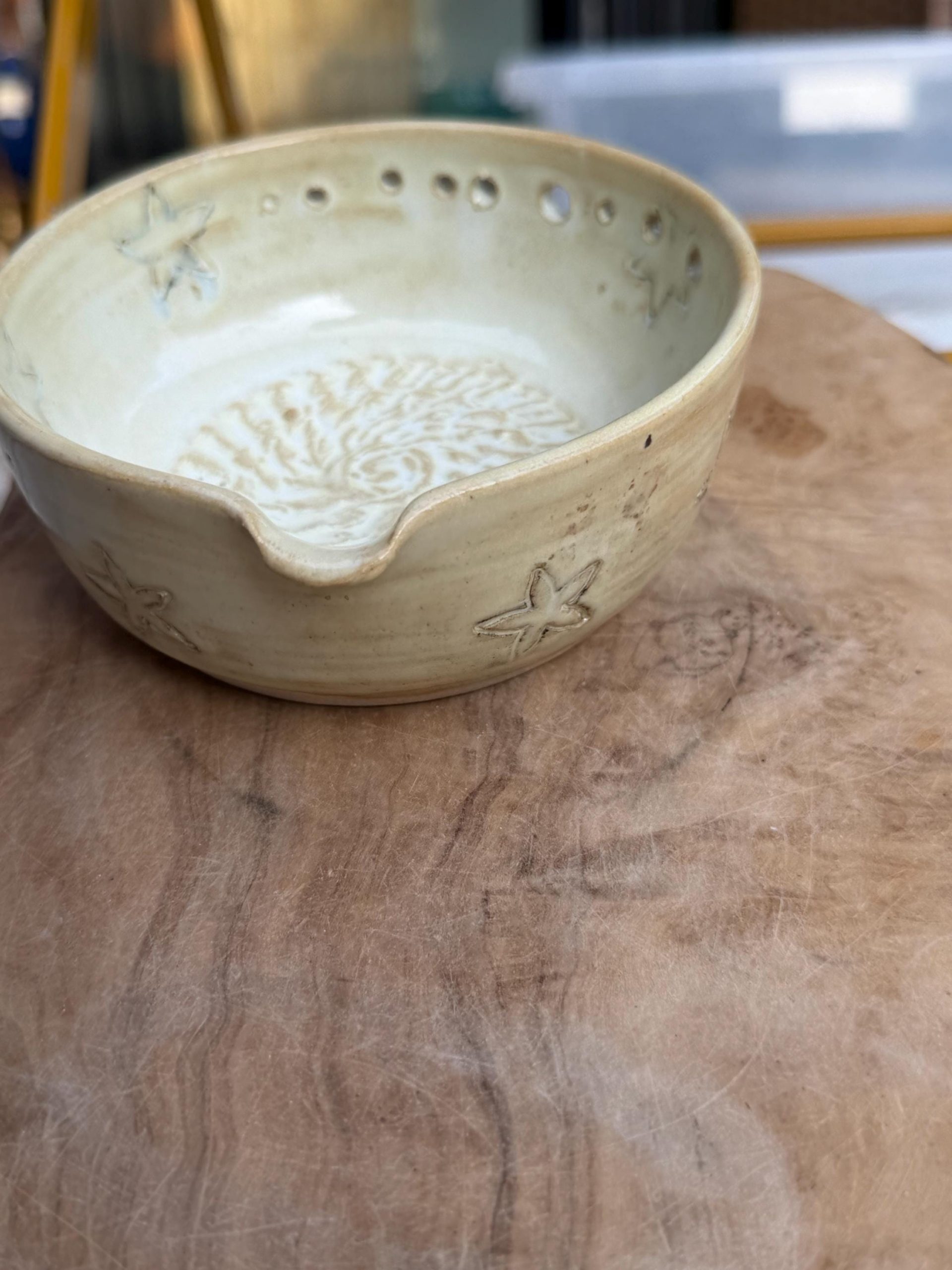 Handmade Ceramic Herb Stripper, Garlic Ginger Grater Bowl, Dressing Dish - Image 14