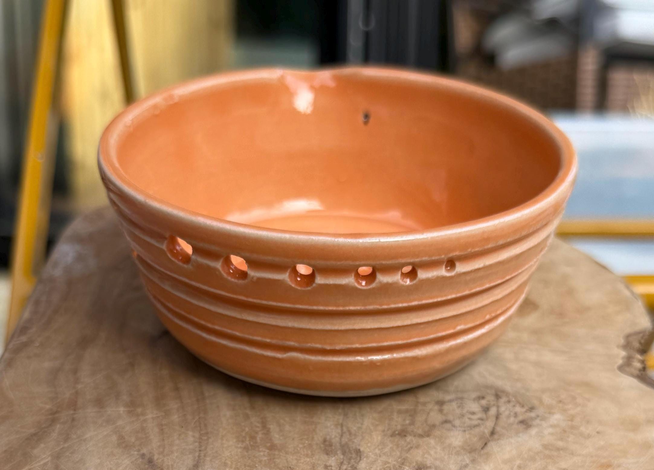 Handmade Ceramic Herb Stripper, Garlic Ginger Grater Bowl, Dressing Dish - Image 7