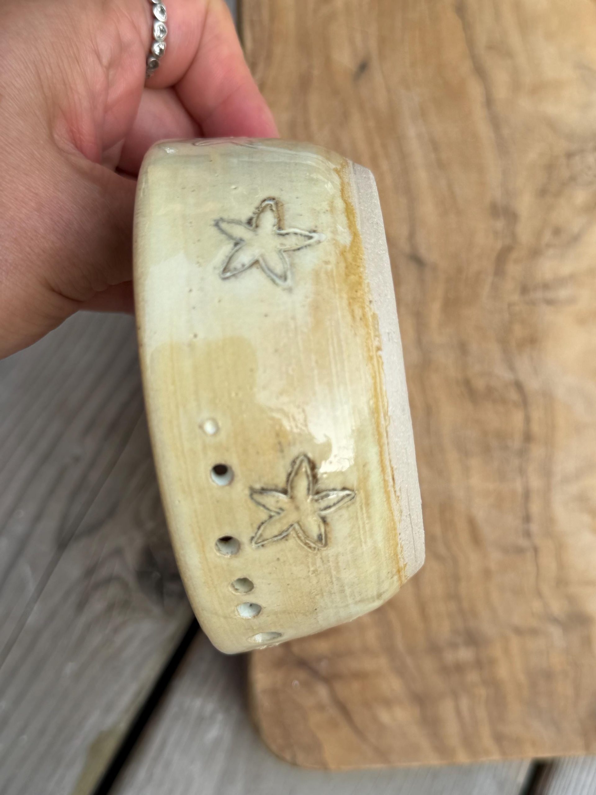 Handmade Ceramic Herb Stripper, Garlic Ginger Grater Bowl, Dressing Dish - Image 18