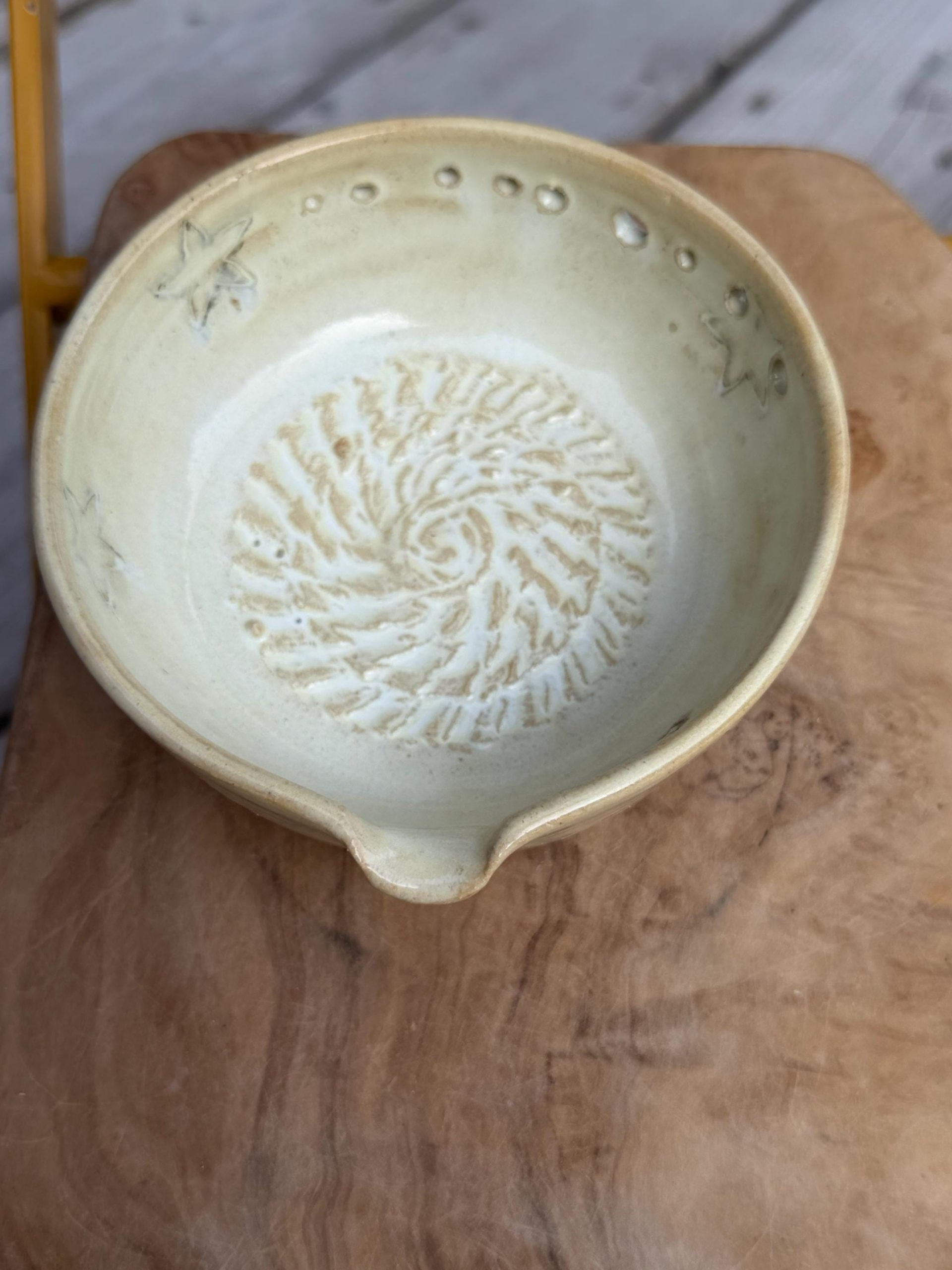 Handmade Ceramic Herb Stripper, Garlic Ginger Grater Bowl, Dressing Dish - Image 16