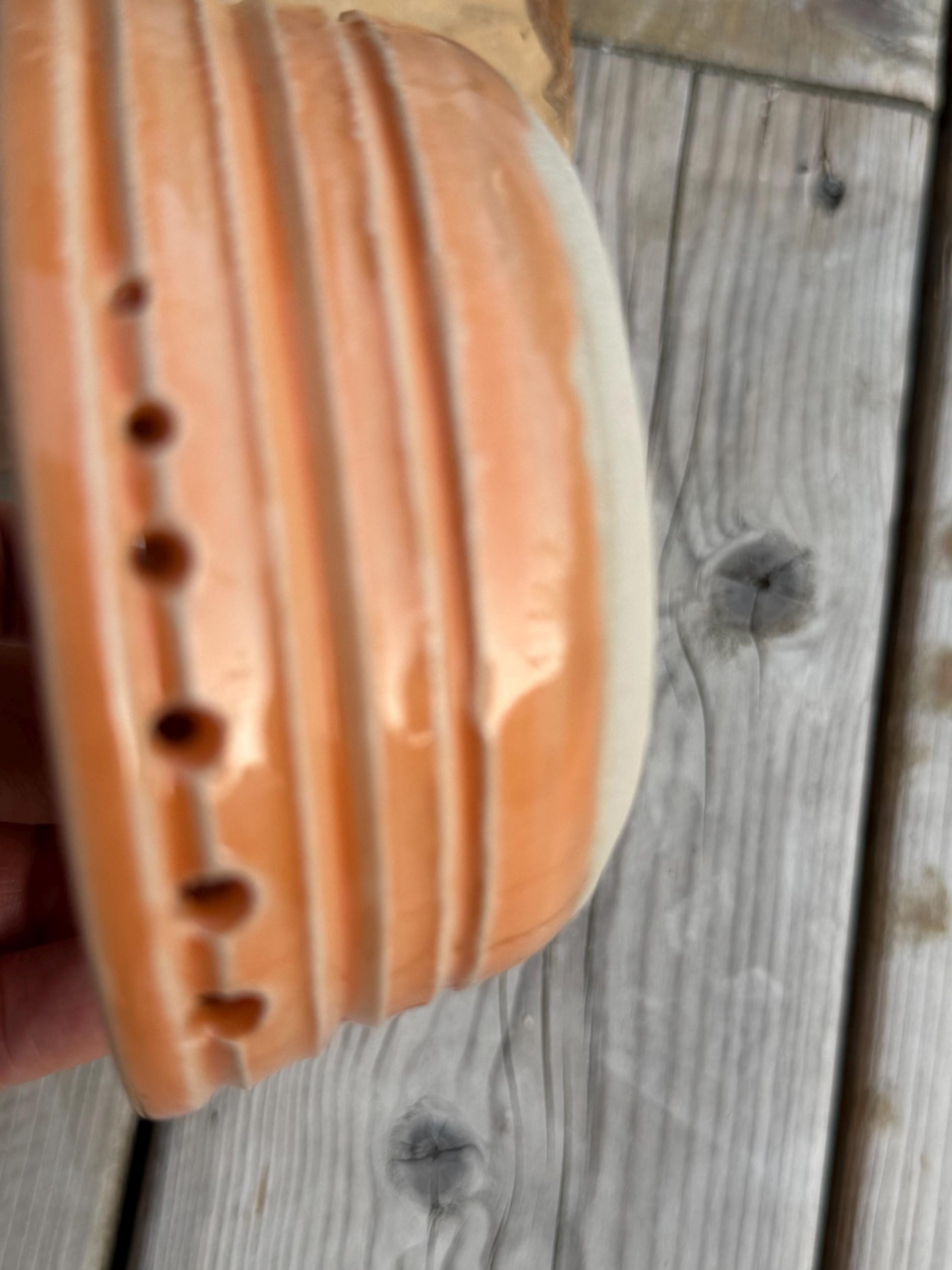 Handmade Ceramic Herb Stripper, Garlic Ginger Grater Bowl, Dressing Dish - Image 3