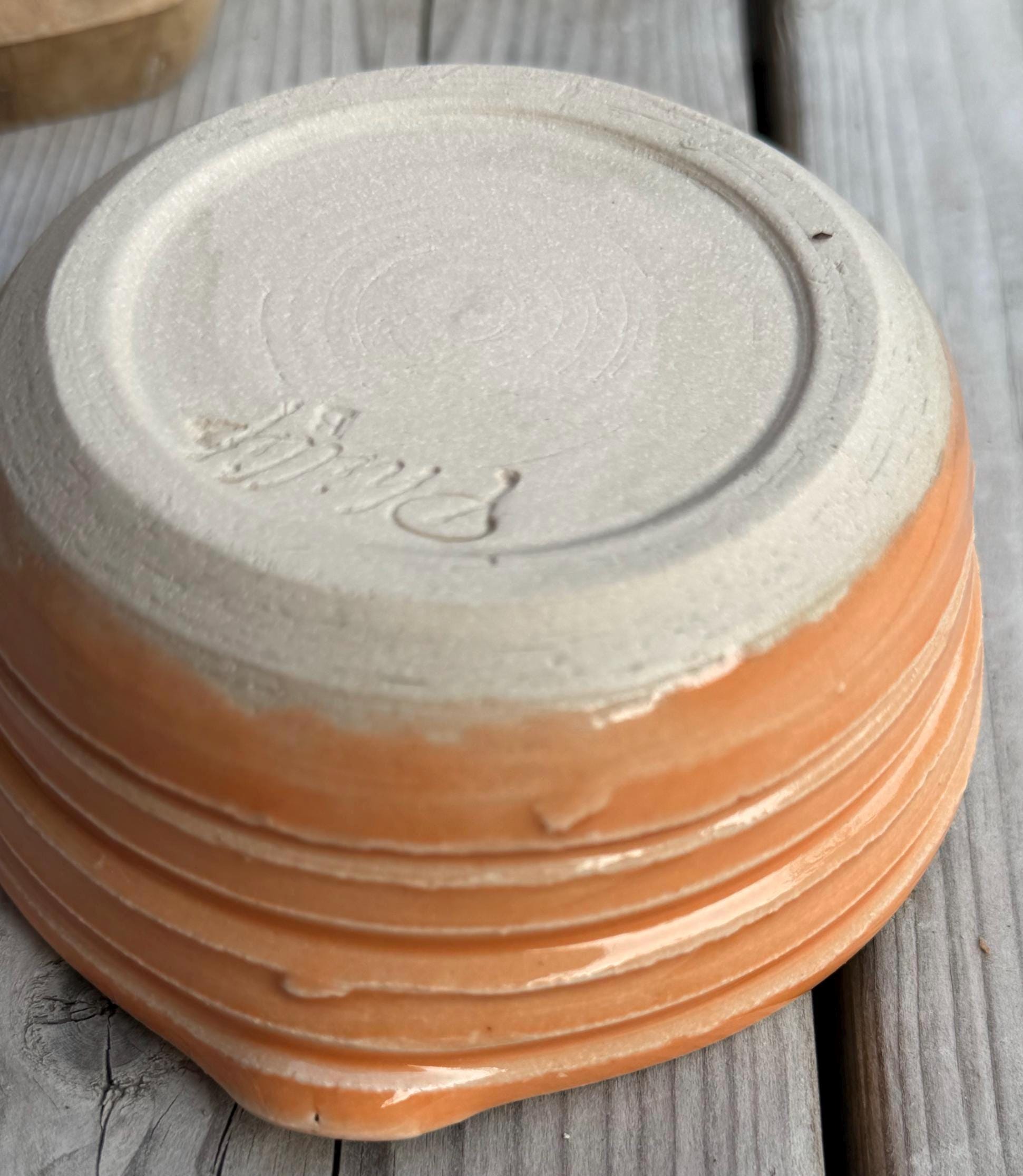 Handmade Ceramic Herb Stripper, Garlic Ginger Grater Bowl, Dressing Dish - Image 14