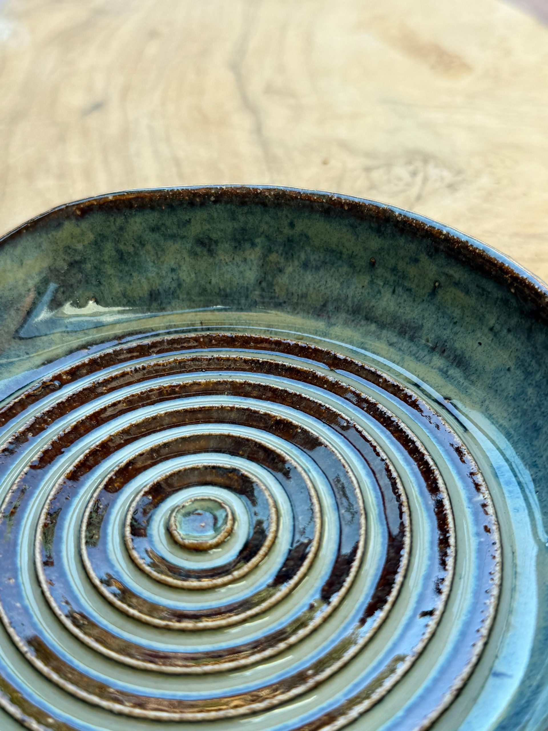 Handmade Ceramic Spoon Rest | Wheel Thrown Stoneware Kitchen Utensil Holder - Image 8
