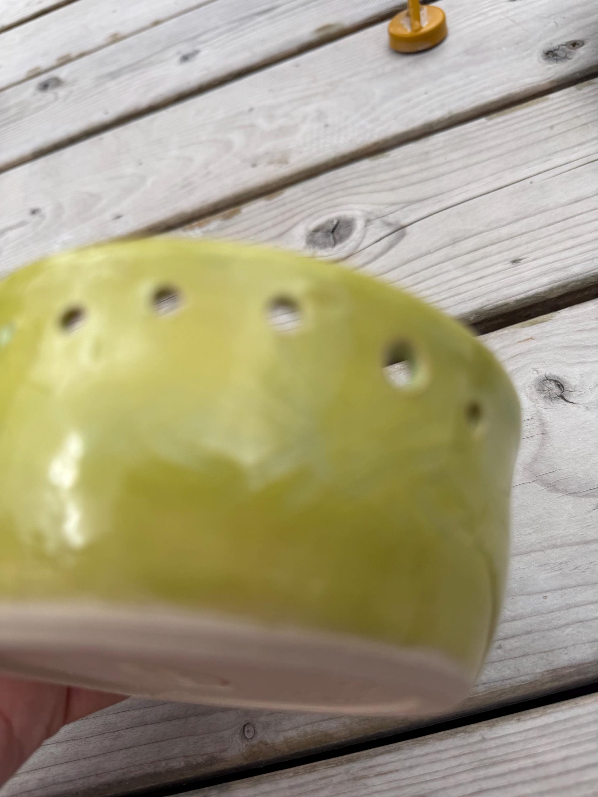 3 in 1 Ceramic Herb Stripper, Garlic & Ginger Grater Bowl | Dressing Bowl olive green - Image 7